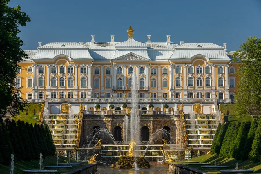 Петергоф, нижний сад, парк Александрия